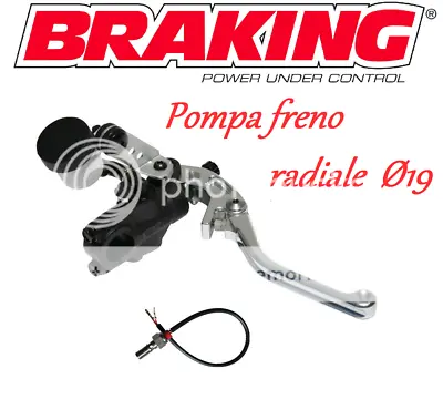 BRAKING RADIAL BRAKE PUMP KIT RS-B1 19mm Kawasaki Z 650 • £163.48