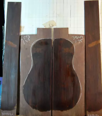 Very Dark Purple Madagascar Rosewood Guitar Set Luthier Tonewood Back Sides • $500