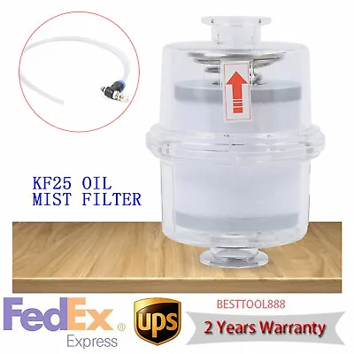 New Oil Mist Filter For Vacuum Pump Fume Separator Exhaust Filter KF25 Interface • $50.35