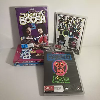 The Mighty Boosh - Series 1 2 3 + Mighty Boosh Live & Future Sailors Tour DVD R4 • $19.30
