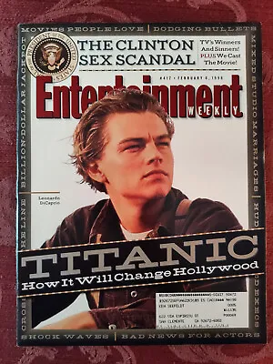 Entertainment Weekly Magazine February 6 1998 Leonardo DiCaprio TITANIC Sundance • $14.40