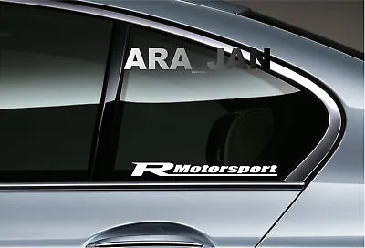 Racing Motorsport Sport Decal Sticker Car Logo Auto Emblem Window Performance 2p • $15.26