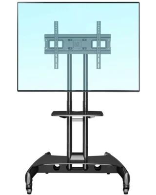 $124.95 • Buy NB Steel Mobile TV Stand Cart AVA1500 Height-adjust Up To 65  Screens Or 45kg