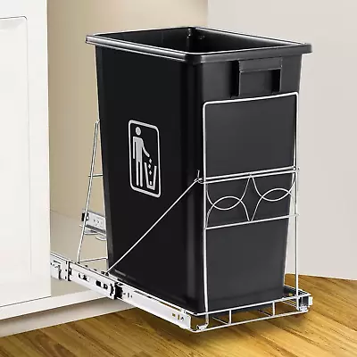 Pull Out Trash Can Under Cabinet Under Sink Trash Can Sliding Under  • £38.57