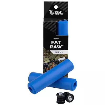 Wolf Tooth Fat Paw Grips Blue — AUS STOCK — Handlebar Grip MTB • $58.99