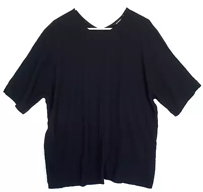 Marimekko Katriella Black Viscose Blouse Top Size 44 • $22