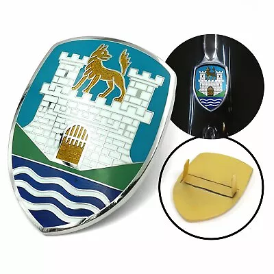 $29.50 • Buy Wolfsburg Castle Hood Crest Emblem Fits Vw Type 1 Bug Sedan / Convertible