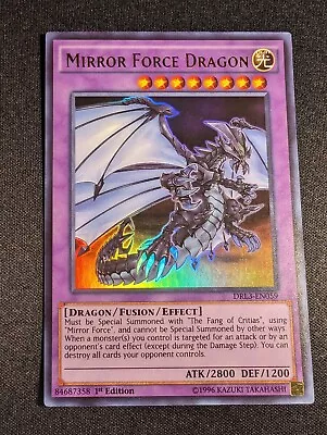 Yu-Gi-Oh! Mirror Force Dragon DRL3-EN059 1st Edition Ultra Rare NM • $4