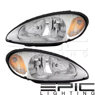 Headlights Headlamps For 2001-2005 Chrysler PT Cruiser Left Right Sides Pair • $105.34