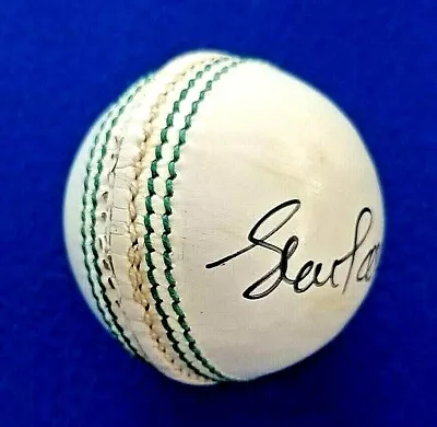 $169 • Buy South African Captain Shaun Pollock  Signed  Rare White Cricket Ball