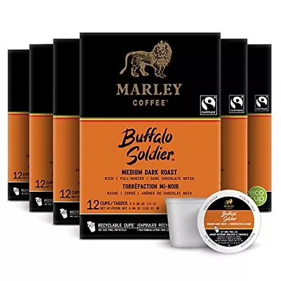 Marley Coffee Buffalo Soldier Fairtrade Certified Medium-Dark Roast Coffee Ke... • $71.89
