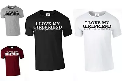 I Love My Girlfriend Mens T Shirt Funny Valentines Day Boyfriend Gift(gftshirt) • $7.45