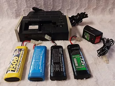 2 Radio Shack AC-DC 23-235 7.2V/8.4V Fast & 5 Hour Charger +4 Battery Packs • $37.79