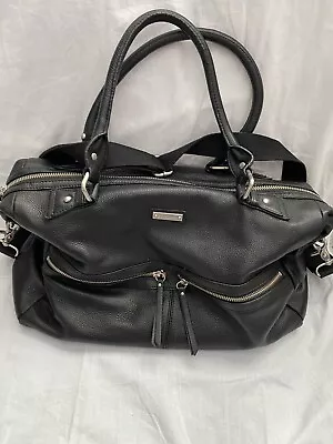 Storksak Leather Diaper Bag Tote Comes With Pouch Bottle Bag And Changing Pad • $250