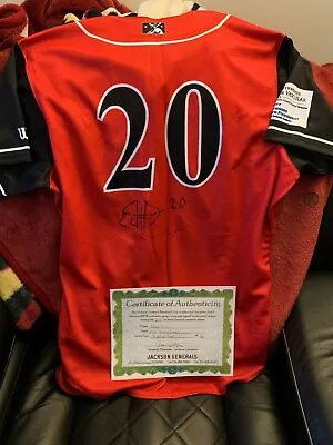 NY Mets Star Pitcher Edwin Diaz Game Used/worn Signed Jackson Generals Jersey • $325