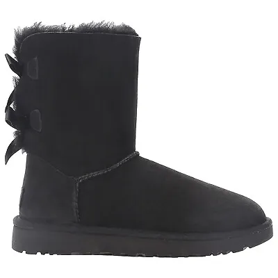 Ugg Australia Womens Boots Bailey Bow II Casual Pull-On Ankle Suede • £186.16