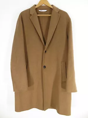 ZARA - Camel - Wool Blend - Over Coat - 3/4 Length - Size XL • $37.29