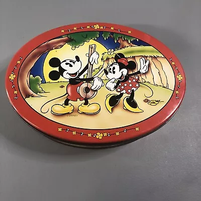 Mickey Mouse Playing Banjo  Minnie Mouse 1996 Tin Vintage • $11