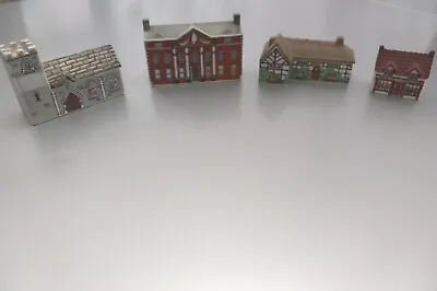 Miniature Porcelain Village Wade WHIMSEY ON WHY SET 1 1980 • $60