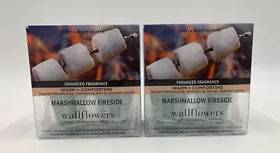Bath & Body Works Marshmallow Fireside Wallflowers Refill S/4 Bulbs #913D • $34.99