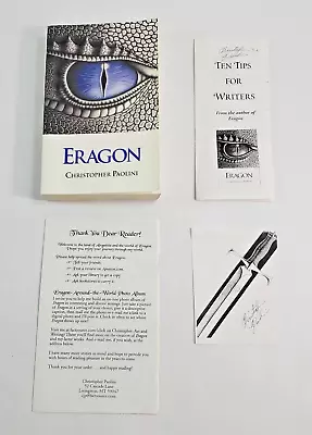 Eragon Christopher Paolini Signed True 1st Edition 2002 Self Published Paperback • $1199.96