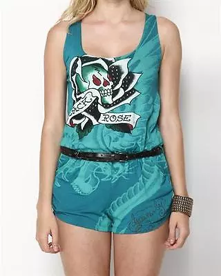 Ed Hardy Tough Chic Romper New Genuine . • $35.88