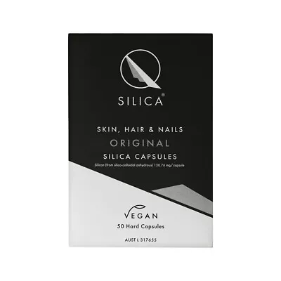 Q Silica Skin Hair & Nails Original Silica 50 Capsules  • $26.59