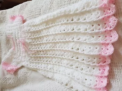 £6.99 • Buy Crochet Baby Christening Gown