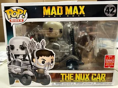 Funko Pop Rides Mad Max Fury Road The Nux Car 2018 Summer Convention Le5000 • $49.95