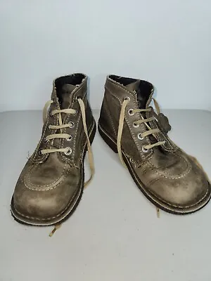 Vintage Kickers Mens Shoes Estimated Size 40/41  Stamped 566123905R84 A • $22.75