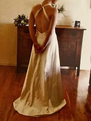 Wedding Dress Size 10 - Amanda Garrett Design - Professionally Cleaned Stored. • $250