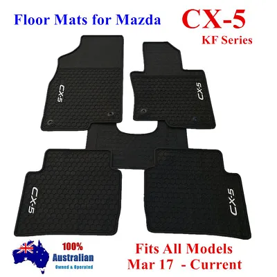 Waterproof Rubber Floor Mats Tailor Made For Mazda CX5 CX-5 KF Series 2018-2024 • $85