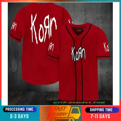 $30.90 • Buy Personalized Korn Rock Band Music Fanmade Baseball Jersey Shirt, Size S-5XL