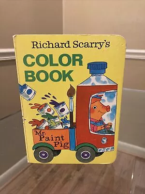 $12.99 • Buy Richard Scarry's Color Book  (1976, Hardcover), NICE CONDITION, Quick Ship