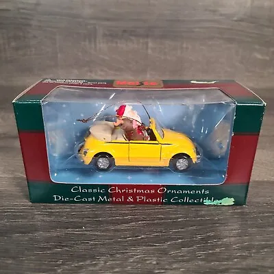 Maisto Mustang GT 1999 Yellow Christmas Ornament Die-Cast Metal & Plastic Design • $11.95