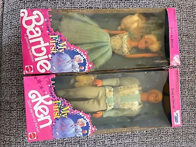 Barbie And Ken Set My First Doll Easy To Dress Ballerina Set Mattel Collector  • $60