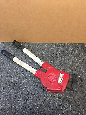 Burndy Ratcheting MD6-6R Crimp Tool Mfg Crimping Wire Crimper • $285