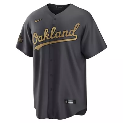 Official Oakland A's Athletics 2022 All Star HR Derby Gold Jersey Reg.$140 XL • $75