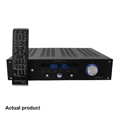 Emotiva UMC-1 AV Processor Surround Sound  FM Tuner & DAC + Metal Remote • £395