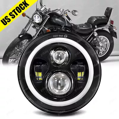 LED Headlights Kit For Suzuki Intruder Volusia VS VL 700 800 1400 1500 Boulevard • $36.88