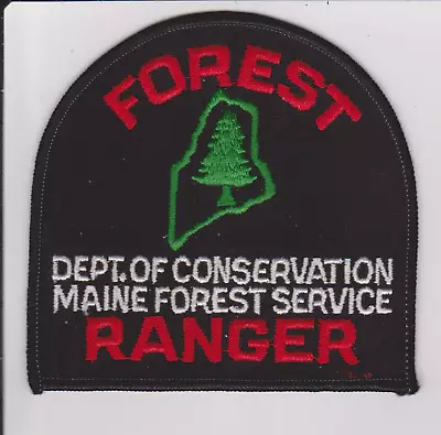 Maine Dept. Of Conservation Maine Forest Service Forest Ranger Police Patch • $5