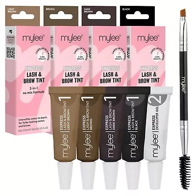 Mylee Express Eyelash & Eyebrow Tint Kit Semi-Permanent Professional Tinting Dye • £9.99