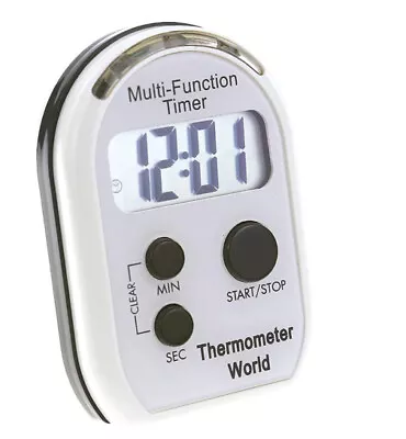 Visual Timer Multi Function With Vibrating Audible And Flashing Alarm - Countdow • £9.97