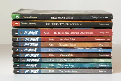 $49.99 • Buy JACK SPARROW & Pirates Of The Caribbean Series - Lot Of 10 Set Of Chapter Books