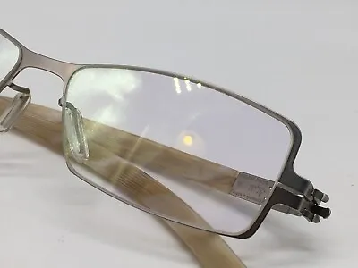 Ic! Berlin Eyeglasses Frames Woman Rectangular Silver Kalya Pearl Matte Medium • £85.03