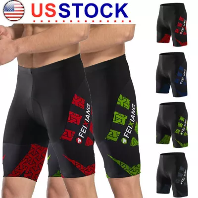 Mens Cycling Shorts Bicycle Road Clothing Bike Biker 4D Pad MTB Mountain Biking  • $11.99