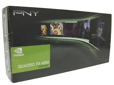 PNY NVidia Quadro FX 4800 For MAC 1.5GB DVI Video Card VCQFX4800MACX16-PB • $199
