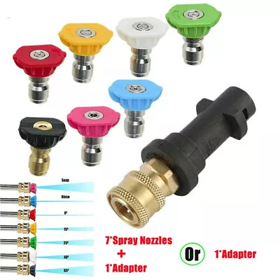 Pressure Washer Spray Nozzle / Adapter For Karcher K Series 1/4 Quick Connect .. • $13.99