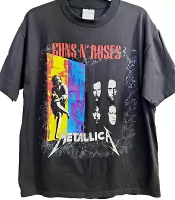 Vintage Metallica T-shirt Large 1992 Concert Tour Tee Brockum Usa • $16.99