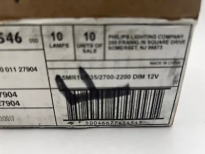 Philips 454546 NIB 6.5W MR16 F35 2700K 12V LOT OF 7 See Pics #A77 • $49